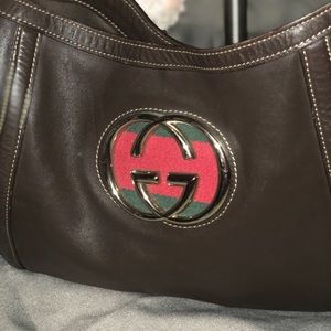 Authentic GUCCI Britt Medium Hobo